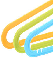 Hot selling plastic hangers colorful hanger