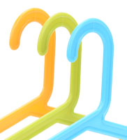 Hot selling plastic hangers colorful hanger