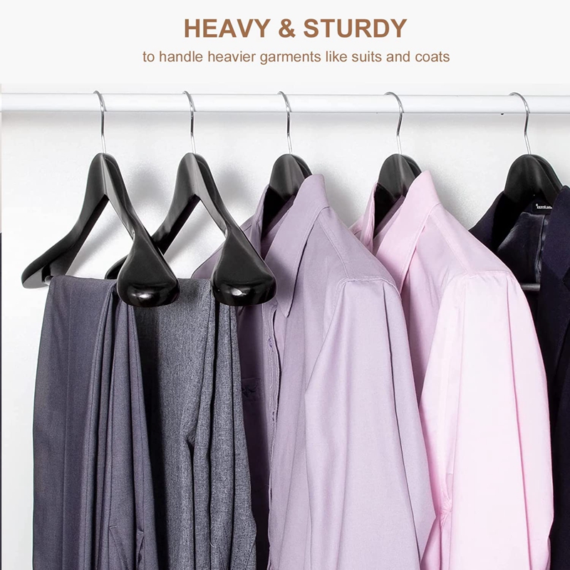 Luxury Custom Black Hangers Wooden Coat Suit Hanger