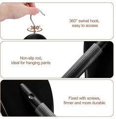 Luxury Custom Black Hangers Wooden Coat Suit Hanger