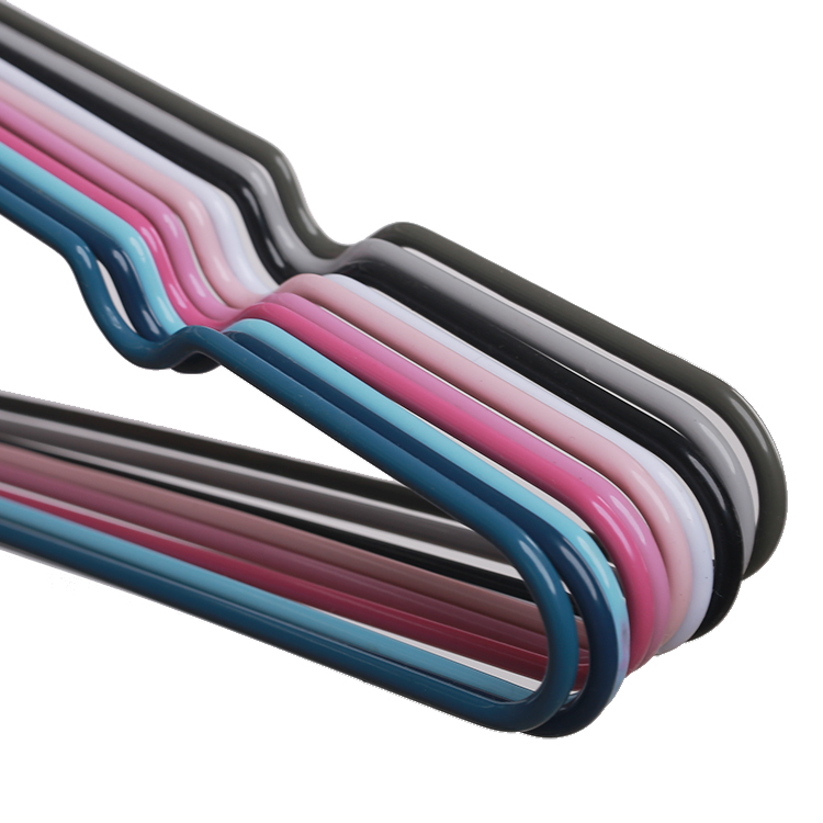 Wire Hangers Non-Slip PVC Coated Clothes rack