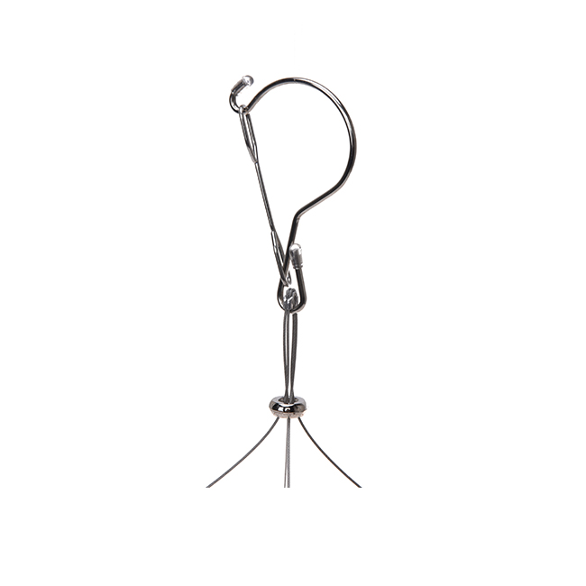Factory Price Stainless Steel Laundry Drying Rack Sock Bra Clips Hanger with Windproof Hook