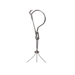 Factory Price Stainless Steel Laundry Drying Rack Sock Bra Clips Hanger with Windproof Hook