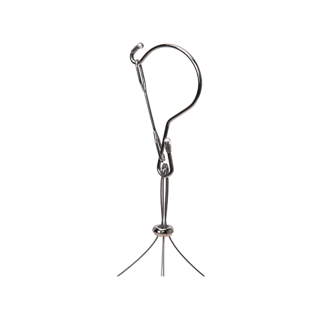 Factory Price Stainless Steel Laundry Drying Rack Sock Bra Clips Hanger with Windproof Hook