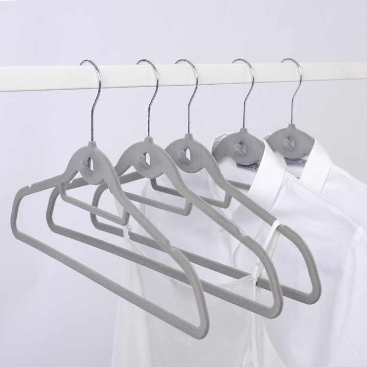Custom Space Saving Velvet Coat Clothes Hangers Non Slip