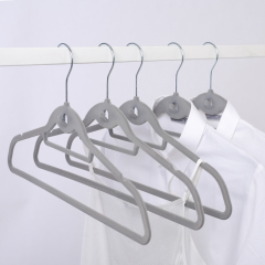 Custom Space Saving Velvet Coat Clothes Hangers Non Slip
