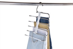 Pants Hangers Closet Multiple Layers Metal Magic Hanger