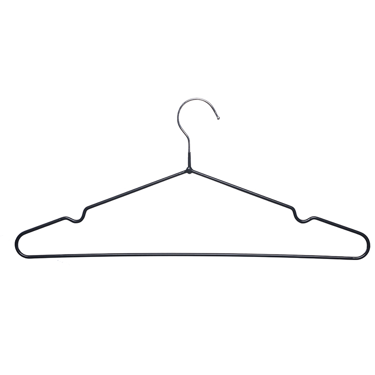 Wire Hangers Non-Slip PVC Coated Clothes rack