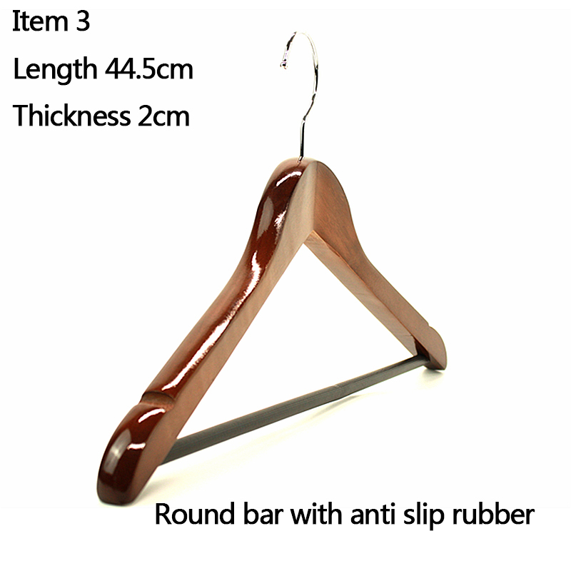 Antique color clothes custom wood hangers