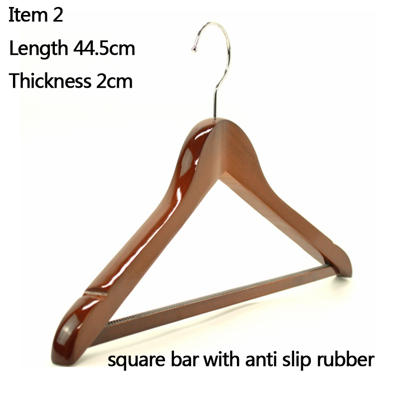 Antique color clothes custom wood hangers