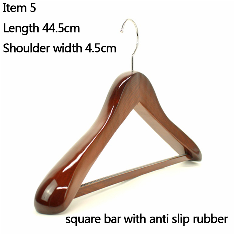 Antique color clothes custom wood hangers