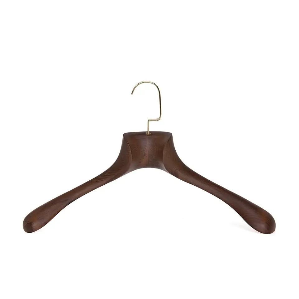 Luxury beech wood garment hangers