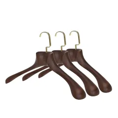 Luxury beech wood garment hangers