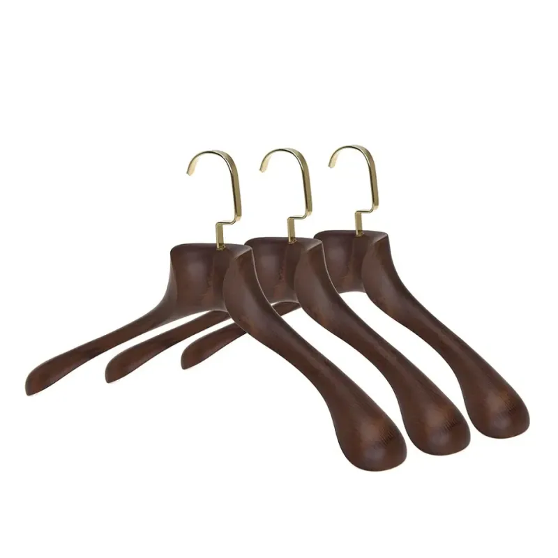 Luxury beech wood garment hangers