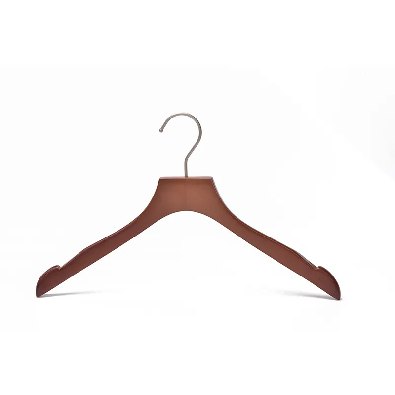 Cheap bulk wooden coat custom hangers