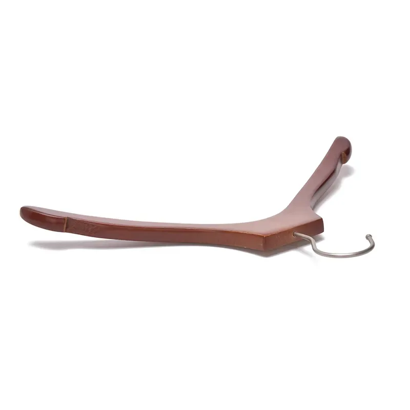 Cheap bulk wooden coat custom hangers