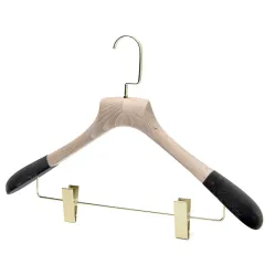Velvet shoulder clamp cloth hanger For Boutique