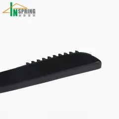 Black wood clothes hanger with anti slilp shoulder