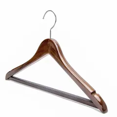 Popular Mahogany High Quality clothes hangers for coat and suit