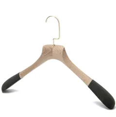 Velvet shoulder clamp cloth hanger For Boutique