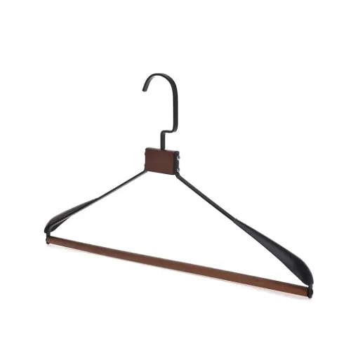 Fashion suit metal hanger mixes wood bar hangers