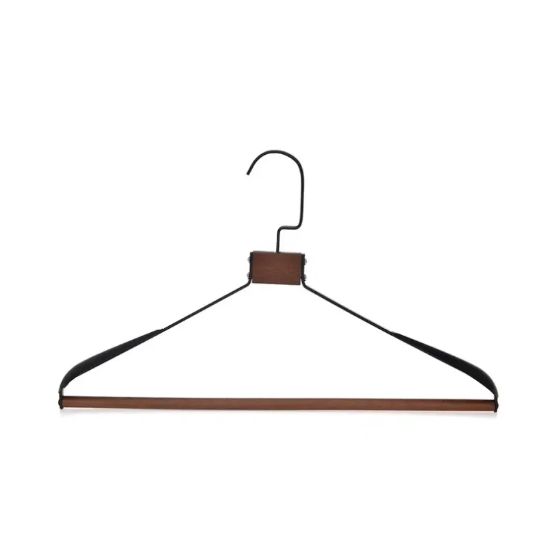 Fashion suit metal hanger mixes wood bar hangers