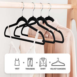 space saving velvet hanger