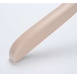 Golden hook natural wood hangers for clothes