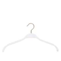 Modern white anti slip wooden hanger