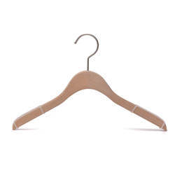 New design non-slip wooden clothes rack hanger