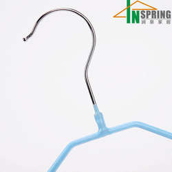 Custom color metal pvc coat clothes pants hanger