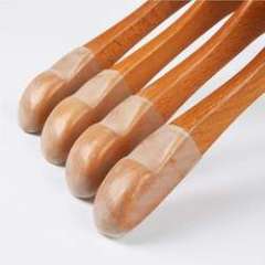Hot sales boutique custom logo wood cloth hanger