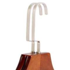 Custom art hook wood velvet shoulder hanger