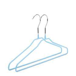 Custom color metal pvc coat clothes pants hanger