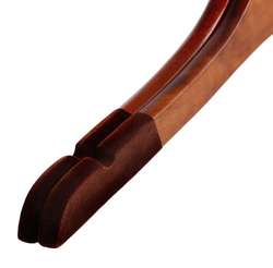 Custom art hook wood velvet shoulder hanger