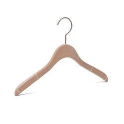 New design non-slip wooden clothes rack hanger