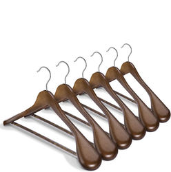 Hot Selling Wide Shoulder Custom Wooden Hanger