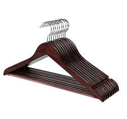 Custom Antique Wood Anti Slip Hanger For Clothes