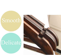 Custom Antique Wood Anti Slip Hanger For Clothes