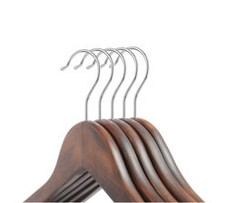 Custom Antique Wood Anti Slip Hanger For Clothes