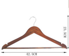 Custom Antique Wood Anti Slip Hanger For Clothes
