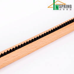 Inspring wholesale Wood Hanger Wooden Clothes Hanger Wide Shoulder With Flat Hook