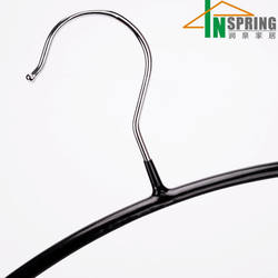 Custom Moon shape PVC Coat Metal Skirt Hangers