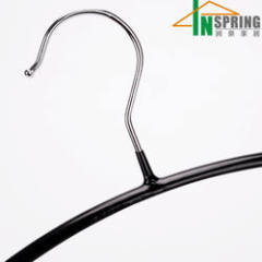 Custom Moon shape PVC Coat Metal Skirt Hangers