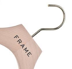 Inspring suit hanger wooden hanger natural Anti-slip shoulder