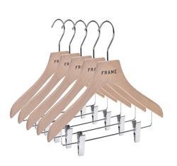 Wooden suit hanger Wholesale clip hangers