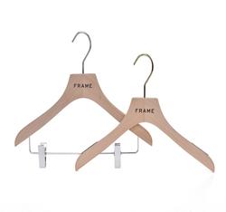 Wooden suit hanger Wholesale clip hangers