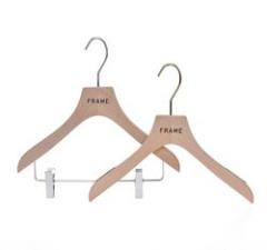 Wooden suit hanger Wholesale clip hangers