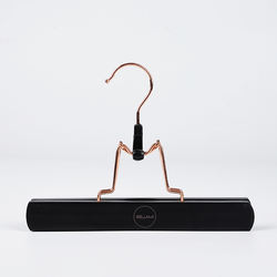 Human hair wigs wooden hangers pants hanger