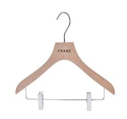 Wooden suit hanger Wholesale clip hangers